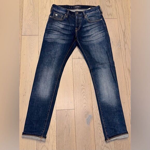 RETAIL VALUE $1200 SCOTCH & SODA MENS RALSTON SLIM FIT DENIM JEANS BUNDLE - Picture 10 of 15